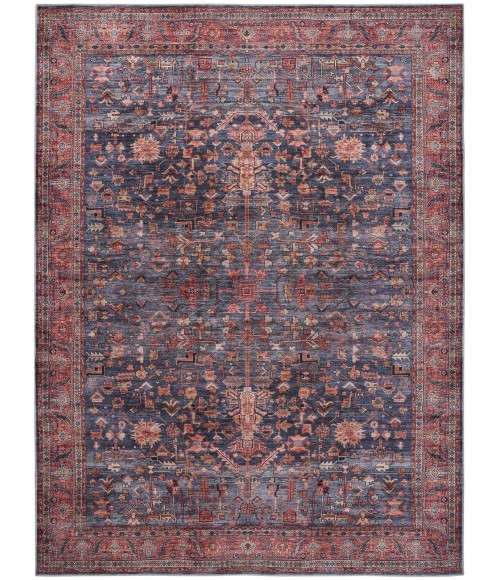 Nourison Grand Washables Navy Brick Rug GRW02 8 ft. X 10 ft. Rect. - Rugs Town Nourison Grand Washables Navy Brick GRW02 8 ft. X 10 ft. Rect. Rug