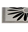 Nourison Aloha Black White ALH33 2 ft. X 6 ft. Rectangle Rug