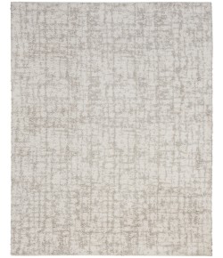 Nourison Modern Shag Ivory Grey MMD06 7 ft. 10 in. X 9 ft. 10 in. Rect. Rug