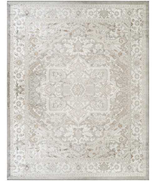 Nourison Dekor Light Grey DEK08 7 ft. 10 in. x 9 ft. 10 in. Rect. Rug