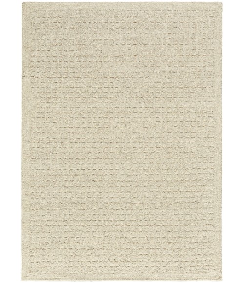 DKNY Pure Grids Ivory Beige PGR01 5 ft. X 7 ft. Rect. Rug