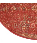 Nourison Somerset Round Area Rug ST90-Brick