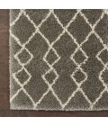 Nourison Geometric Shag Silver GOS01 2 ft. 2 in. X 7 ft. 6 in. Rect. Rug