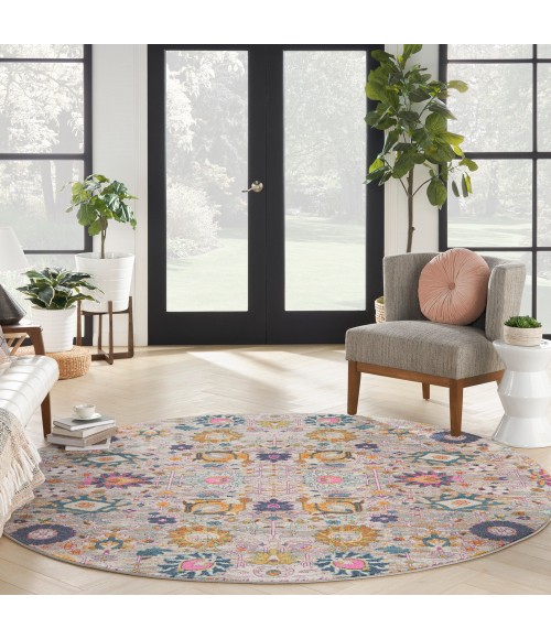 Nourison Passion Area Rug PSN01 Silver