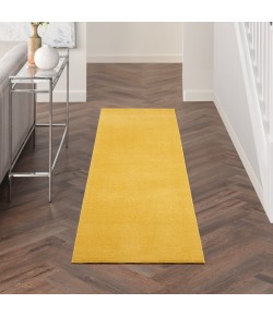 Nourison Essentials - Nre01 Yellow Area Rug 2 ft. X 6 ft. Rectangle