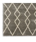 Nourison Geometric Shag Silver GOS01 7 ft. 10 in. X 9 ft. 10 in. Rect. Rug