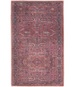 Nicole Curtis Machine Washable Series 1 Brick SR102 3 ft. X 5 ft. Rectangle Rug