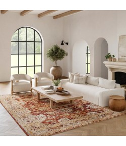 Nourison Petra Rust PTR02 7 ft. 10 in. X 10 ft. 4 in. Rect. Rug