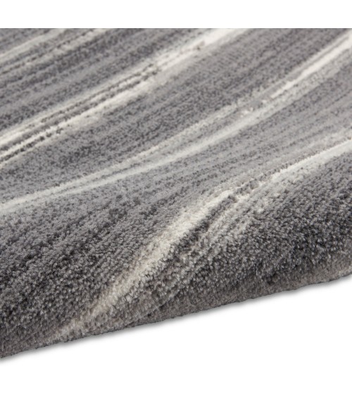 Calvin Klein CK011 Verdant Charcoal Ivory VRD03 5 ft. X 7 ft. Rect. Rug