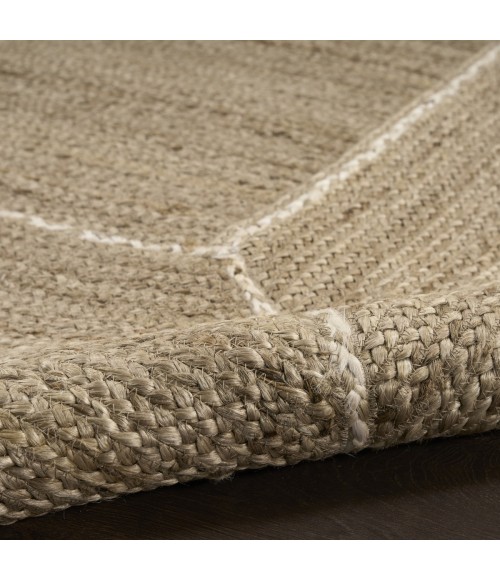 Nourison Terrazzo Jute Natural Grey TRJ01 3 ft. X 5 ft. Rect. Rug