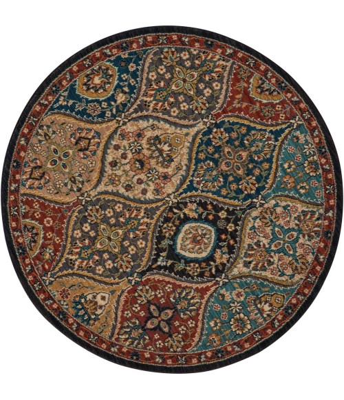 Nourison 2020 Area Rug Nourison 2020 Round Area Rug NR203-Multicolor