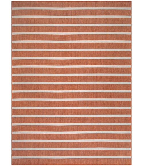 Nourison Positano Terracotta Ivory POS03 10 ft. X 14 ft. Rect. Rug