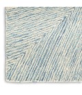 DKNY Pure Angles Ivory Blue ANG01 5 ft. X 7 ft. Rect. Rug