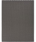 Nourison Twist Reversible Black TWS01 8 ft. X 10 ft. Rect. Rug