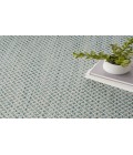 Nourison Courtyard Ivory Aqua COU01 6 ft. Round Rug