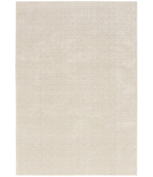 Nourison Washable Charm Ivory WCH03 4 ft. X 6 ft. Rect. Rug