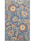 Nourison Aloha Blue Rose ALH17 2 ft. 8 in. X 4 ft. Rect. Rug