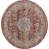 Nourison Vintage Kashan - Vka01 Red Area Rug 4 ft. X Round