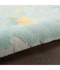 Nourison Prismatic Seafoam Gold PRS26 4 ft. X 6 ft. Rect. Rug