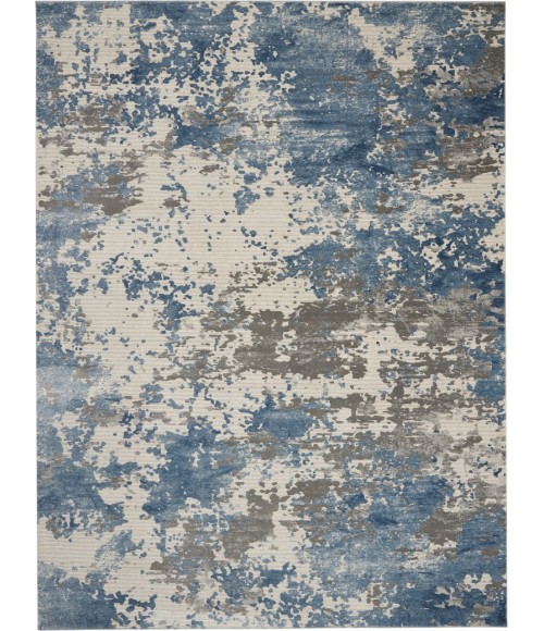 Nourison RUSTIC TEXTURES Area Rug Nourison Rustic Textures Area Rug RUS08-Grey/Blue