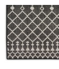 Nourison Positano Black POS02 8 ft. X 10 ft. Rect. Rug