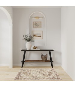 Nourison Home Astra Machine Washable ASW12 Rust 3 ft. 3 in. X 5 ft. Area Rug