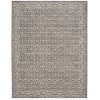 Nourison Outlines Charcoal Ivory OLN04 10 ft. X 13 ft. Rect. Rug