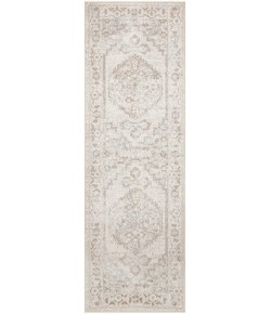 Nourison Home Astra Machine Washable ASW11 Grey 2 ft. X 6 ft. Area Rug