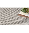 Nourison Courtyard Ivory/Charcoal COU01 8 ft. Square Rug