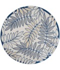 Nourison Aloha Area Rug ALH18-Ivory/Navy