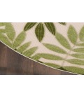 Nourison Aloha Ivory Green ALH18 7 ft. 10 in. Round Rug