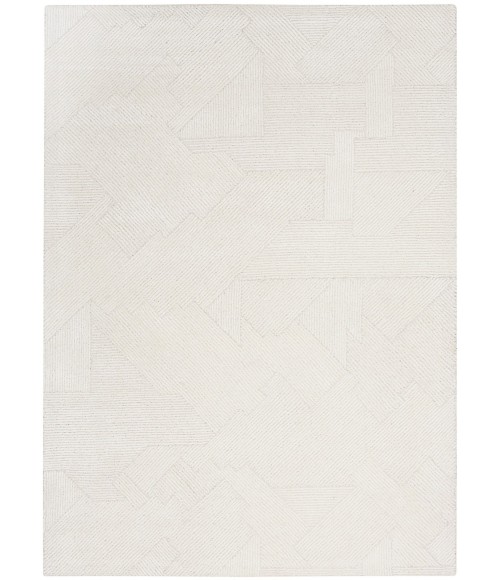 Michael Amini Ma30 Star Area Rug SMR01 Ivory 5'3" x 7'3"