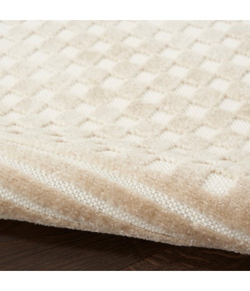 Nourison Casual Beige CSU02 2 ft. X 6 ft. Rect. Rug