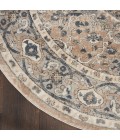 Nourison Concerto Beige Grey CNC05 10 ft. X Round Rug