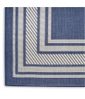 Nourison Horizon Indoor/Outdoor Navy HOZ03 9 ft. X 12 ft. Rect. Rug