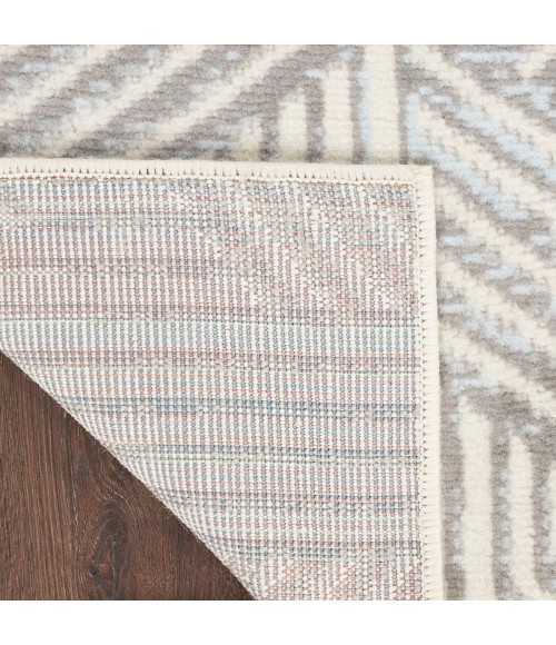 Nourison Grafix Grey GRF39 2 ft. 3 in. X 10 ft. Rect. Rug