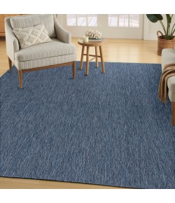 Nourison Practical Solutions Navy Blue PSL01 10 ft. X 14 ft. Rect. Rug