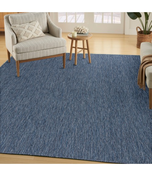 Nourison Practical Solutions Navy Blue PSL01 10 ft. X 14 ft. Rect. Rug
