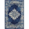 Nourison Grafix - Grf14 Navy Blue Area Rug 3 ft. 9 X 5 ft. 9 Rectangle