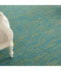 Nourison Essentials Area Rug Nourison Nourison Essentials Blue Green Area Rug NRE01 Blue Green 10' x 14'