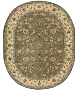 Nourison 2000 - 2003 Olive Area Rug 7 ft. 6 X 9 ft. 6 OVAL