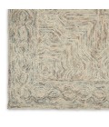 Nourison Linked Blue Ivory LNK03 2 ft. 3 in. X 7 ft. 6 in. Rect. Rug