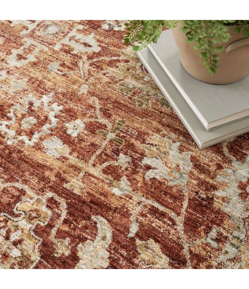 Nourison Petra Rust PTR02 7 ft. 10 in. X 10 ft. 4 in. Rect. Rug