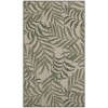 Nourison Garden Oasis Ivory Green GOA01 2 ft. X 4 ft. Rect. Rug
