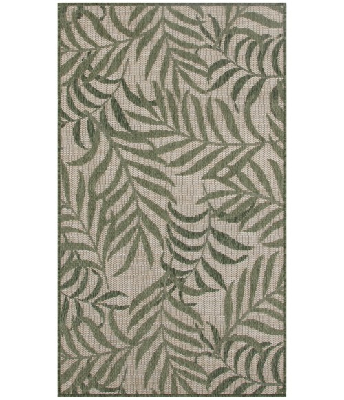 Nourison Garden Oasis Ivory Green GOA01 2 ft. X 4 ft. Rect. Rug