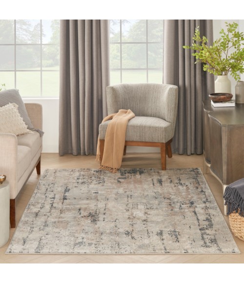 Nourison Concerto Beige Grey CNC01 3 ft. 9 in. X 5 ft. 9 in. Rect. Rug