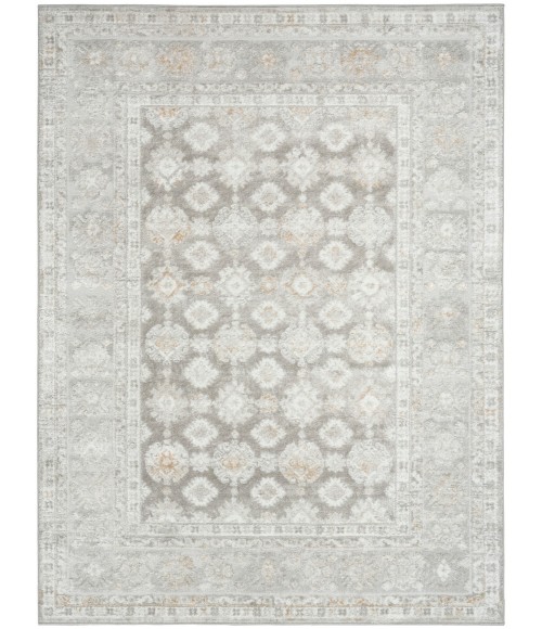 Nourison Dekor Grey DEK02 5 ft. 3 in. X 7 ft. Rect. Rug