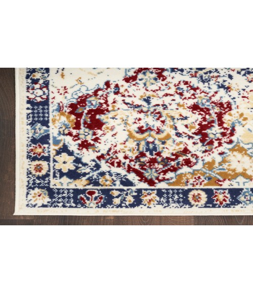 Nourison Grafix Blue Multicolor GRF31 3 ft. 9 in. X 5 ft. 9 in. Rectangle Rug