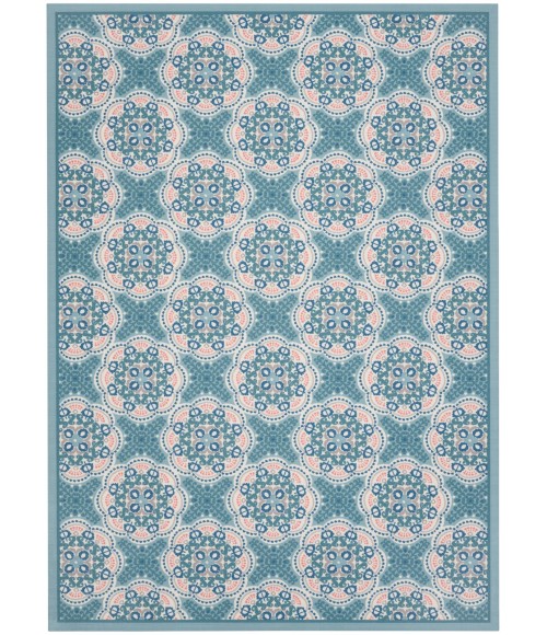 Sun N' Shade Area Rug Waverly Sun N' Shade Area Rug SND90 Blue 6'6" x 9'6"