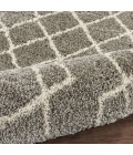 Nourison Geometric Shag Silver GOS01 2 ft. 2 in. X 7 ft. 6 in. Rect. Rug